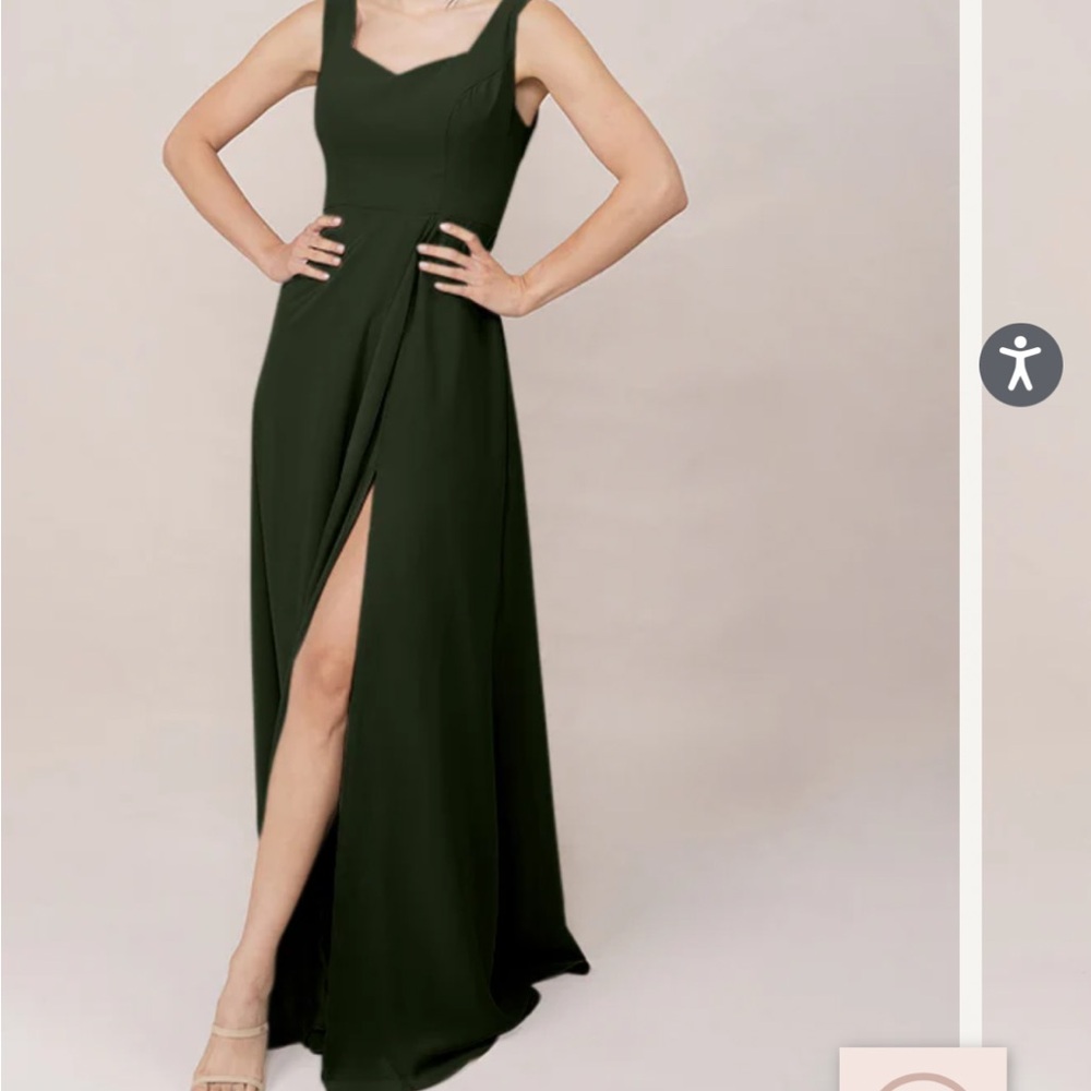Revelry Deep Olive 950 Bridesmaid Dress Size 6